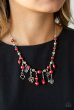 Load image into Gallery viewer, Renaissance Romance - Red Paparazzi Necklace
