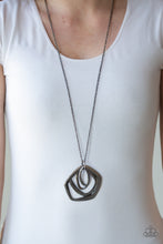 Load image into Gallery viewer, Urban Artisan - Black Paparazzi Necklace
