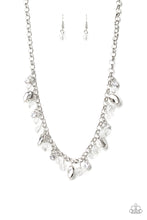 Load image into Gallery viewer, Downstage Dazzle - White Paparazzi Necklace
