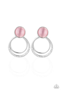 Glow Roll - Pink - Earrings
