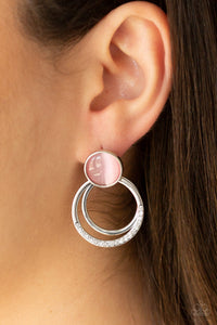 Glow Roll - Pink - Earrings