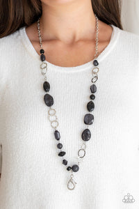 Prismatic Paradise - Black - Necklace