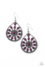 Load image into Gallery viewer, Free To Roam - Purple Paparazzi Earrings
