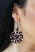 Load image into Gallery viewer, Free To Roam - Purple Paparazzi Earrings
