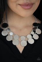 Load image into Gallery viewer, Stop and Reflect - Silver - Necklace
