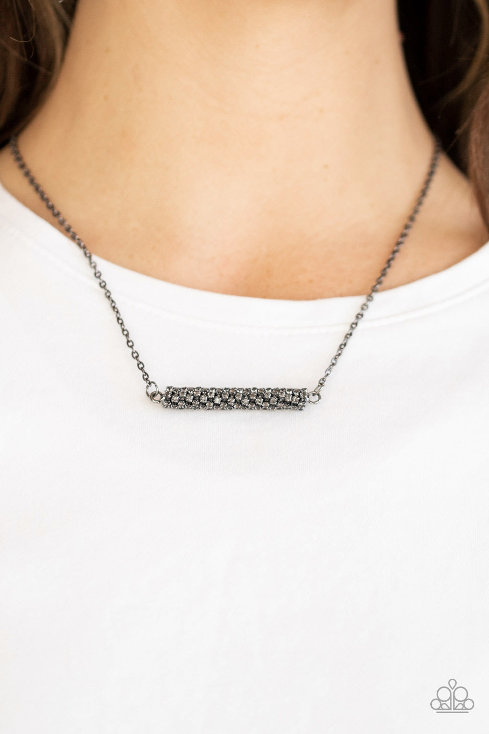 Timelessly Twinkling - Black - Necklace