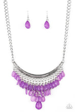 Load image into Gallery viewer, Rio Rainfall - Purple - Necklace
