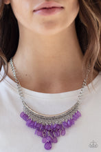 Load image into Gallery viewer, Rio Rainfall - Purple - Necklace
