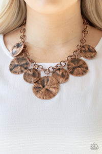 Barely Scratched The Surface - Copper - Necklace