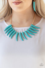Load image into Gallery viewer, Tusk Tundra - Blue - Necklace
