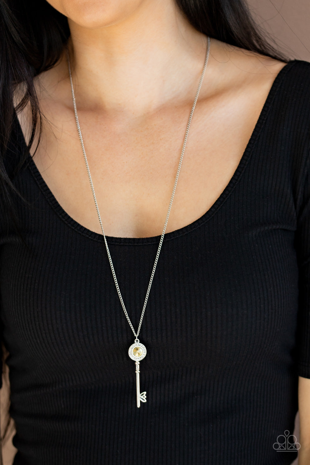 Secret Shimmer - Yellow - Necklace