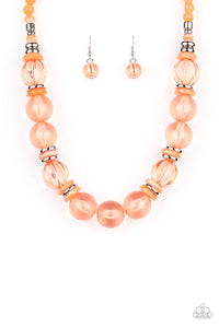 Bubbly Beauty - Orange - Necklace