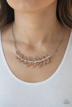 Load image into Gallery viewer, Frosted Foliage - Orange - Necklace
