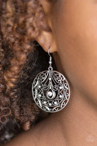 Choose To Sparkle - White - Earrings
