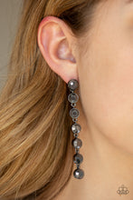 Load image into Gallery viewer, Dazzling Debonair - Black - Earrings
