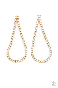 Diamond Drops - Gold - Earrings