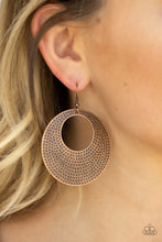 Load image into Gallery viewer, Dotted Delicacy - Copper - Earrings
