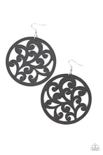 Load image into Gallery viewer, Fresh Off The Vine - Black - Earrings
