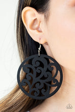 Load image into Gallery viewer, Fresh Off The Vine - Black - Earrings
