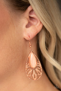 Glowing Tranquility - Copper - Earrings