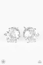 Load image into Gallery viewer, Just In TIMELESS - White - Paparazzi Blockbuster Earrings
