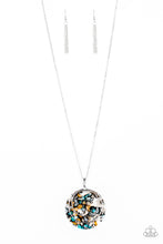 Load image into Gallery viewer, Metro Mosaic - Blue - Necklace
