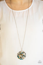 Load image into Gallery viewer, Metro Mosaic - Blue - Necklace
