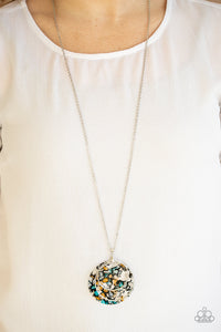 Metro Mosaic - Blue - Necklace