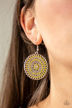 Load image into Gallery viewer, PINWHEEL and Deal - Yellow - Earrings
