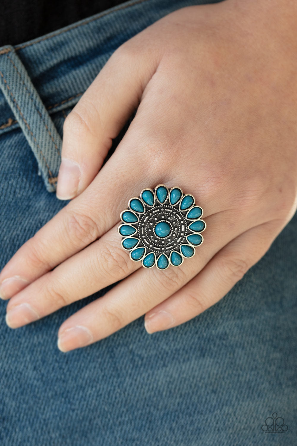 Posy Paradise - Blue - Ring