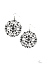 Load image into Gallery viewer, Rainbow Dew - Black - Earrings
