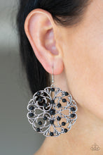 Load image into Gallery viewer, Rainbow Dew - Black - Earrings
