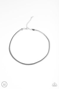 Flat Out Fierce - Silver - Necklace