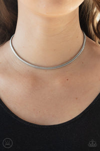 Flat Out Fierce - Silver - Necklace