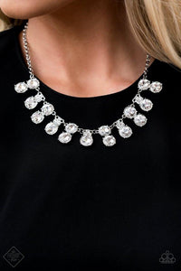 Top Dollar Twinkle  - White - Necklace