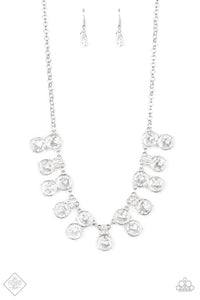 Top Dollar Twinkle  - White - Necklace