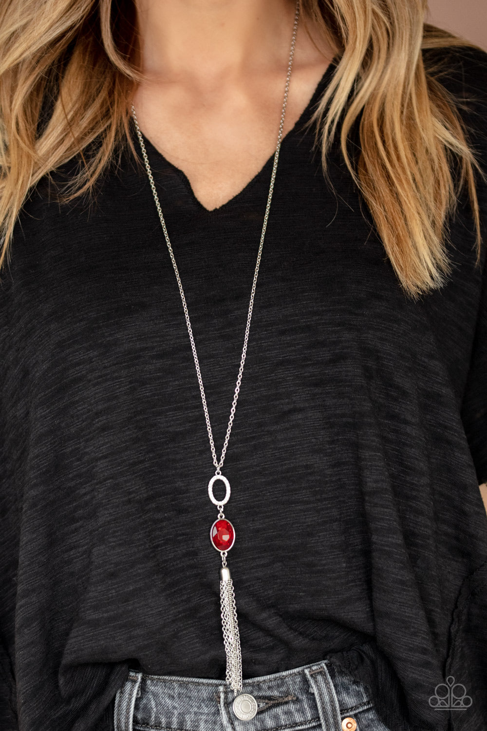 Unstoppable Glamour - Red - Necklace