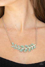 Load image into Gallery viewer, Frosted Foliage - Green - Necklace
