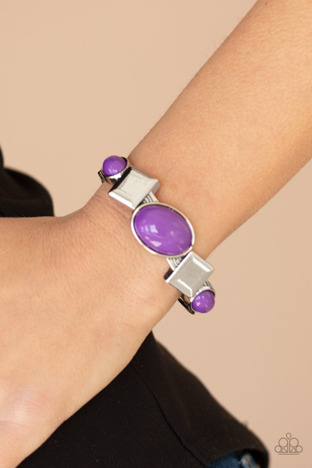 Abstract Appeal - Purple - Bracelet