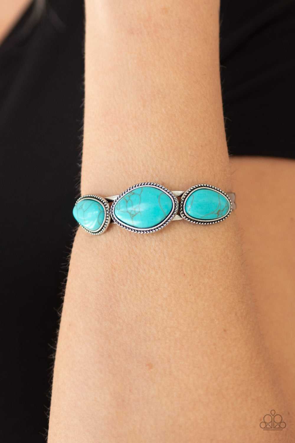 Stone Solace - Blue Paparazzi Bracelet