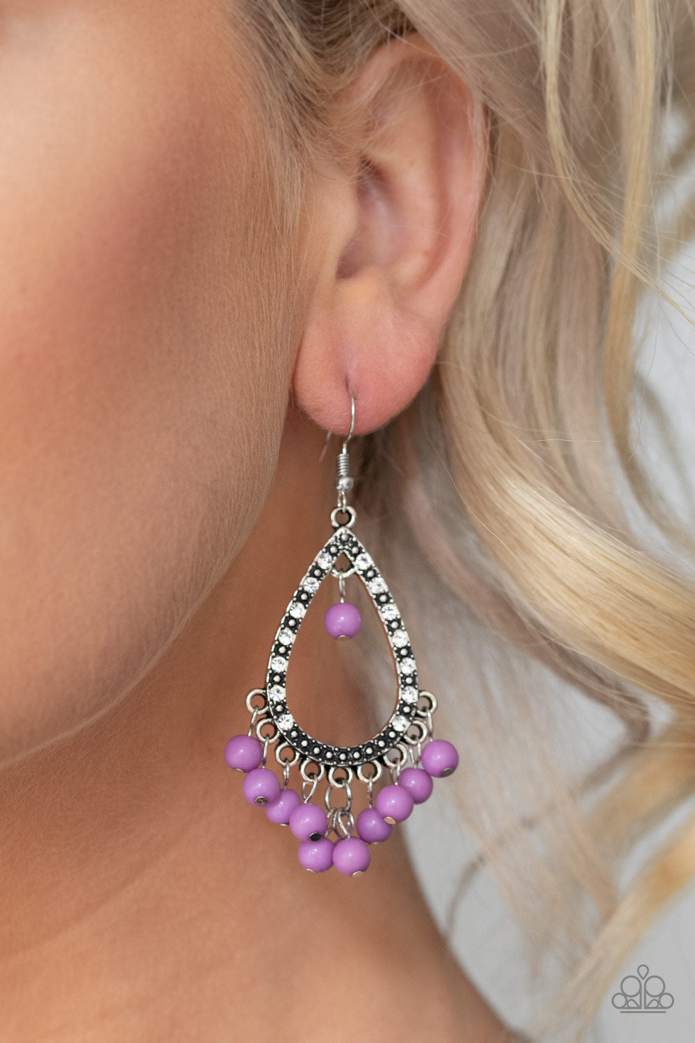 Positively Prismatic - Purple - Earrings