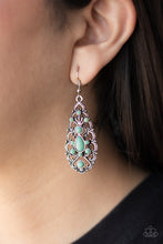 Load image into Gallery viewer, Fantastically Fanciful - Green - Earrings
