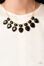 Load image into Gallery viewer, Modern Masquerade - Black Paparazzi Necklace
