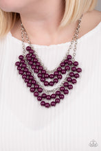 Load image into Gallery viewer, Bubbly Boardwalk - Purple Paparazzi Necklace
