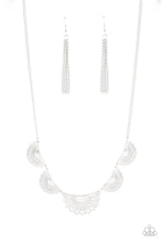 Load image into Gallery viewer, Fanned Out Fashion - Silver - Necklace
