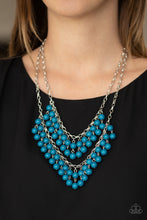 Load image into Gallery viewer, Bubbly Boardwalk - Blue Paparazzi Necklace
