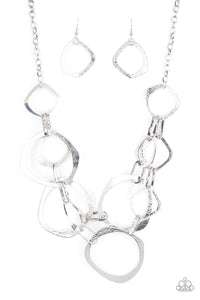 Salvage Yard - Silver Paparazzi LOP Necklace