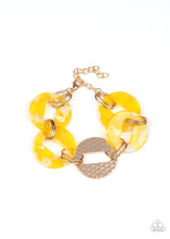 Load image into Gallery viewer, Retro Recharge - Yellow Bracelet
