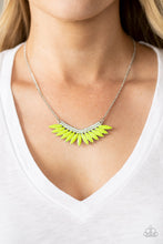 Load image into Gallery viewer, Extra Extravaganza - Yellow Paparazzi Necklace
