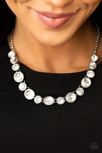 Load image into Gallery viewer, Girls Gotta Glow - White Paparazzi Necklace - #2118
